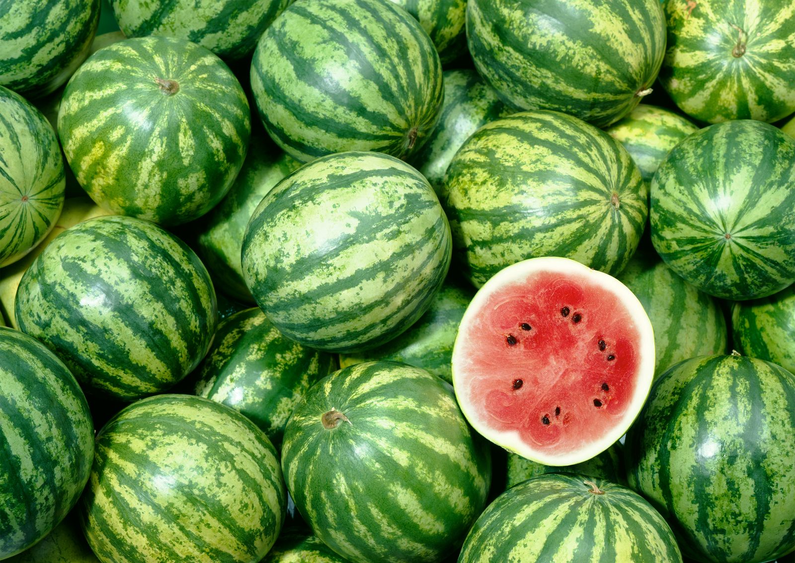 Image may contain Food Fruit Plant Produce Melon Watermelon and Pear