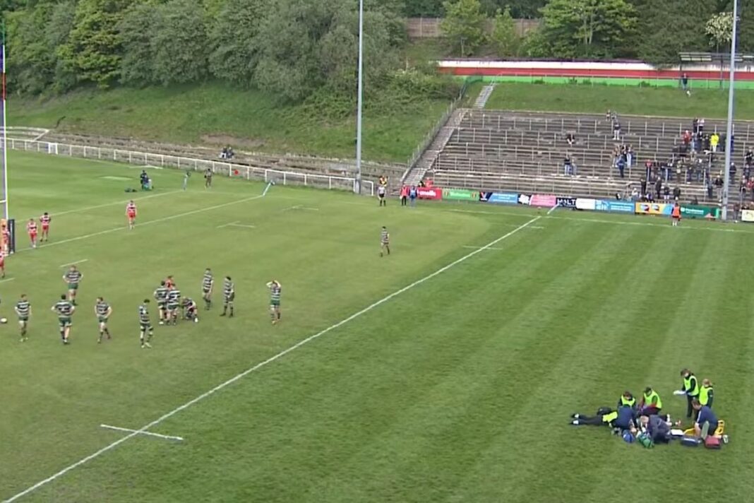 Welsh rugby cup final stopped amid concern as player left in tears Welsh rugby cup final stopped amid concern as player left in tears