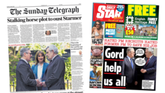 The Papers: ‘Plot to oust Starmer’ and ‘Gord help us all’ The Papers: ‘Plot to oust Starmer’ and ‘Gord help us all’