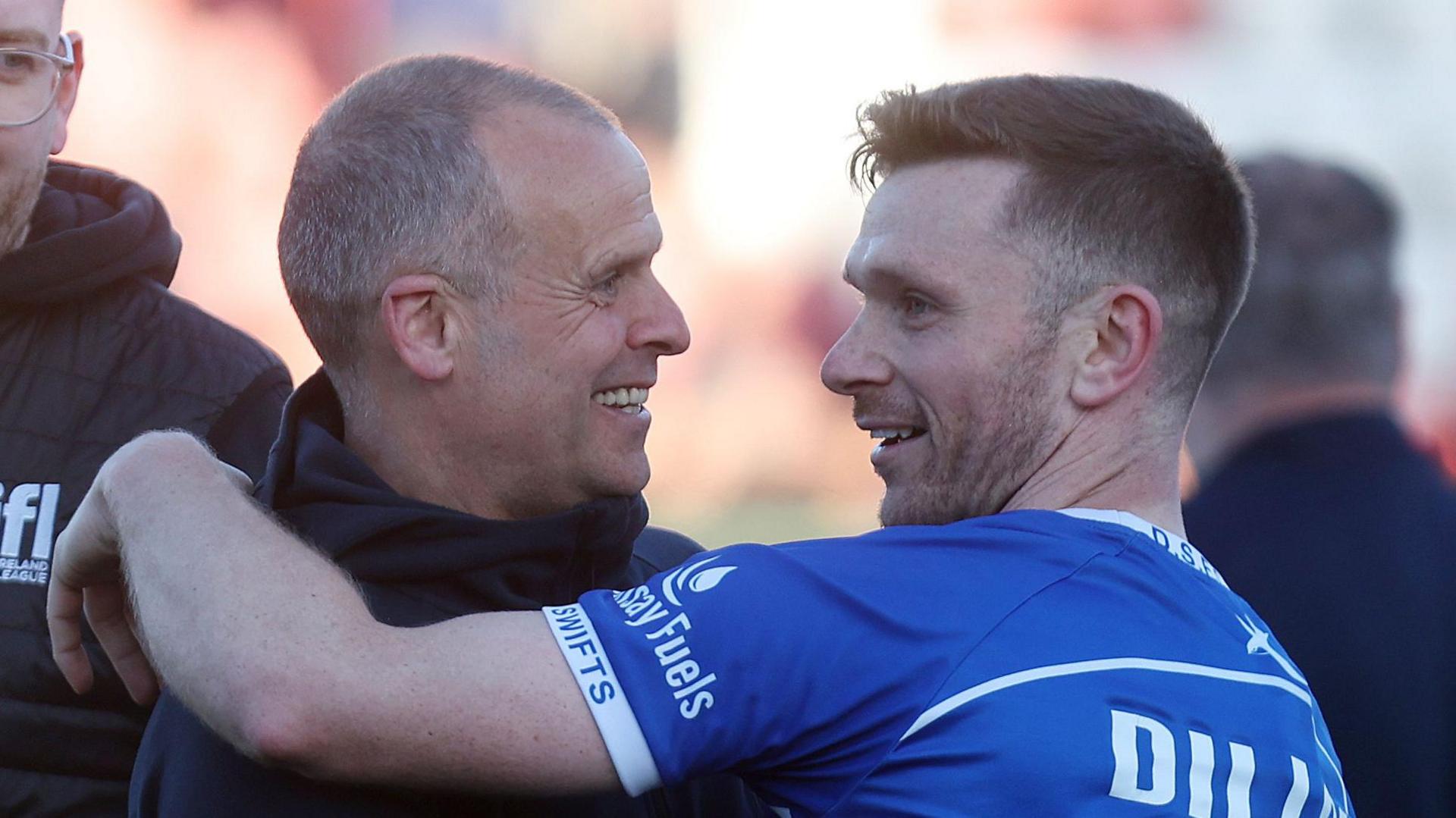 Dillon's goal secured a final place against Linfield