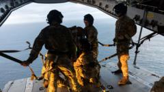 Army parachutes onto remote island to help Briton with suspected hantavirus Army parachutes onto remote island to help Briton with suspected hantavirus