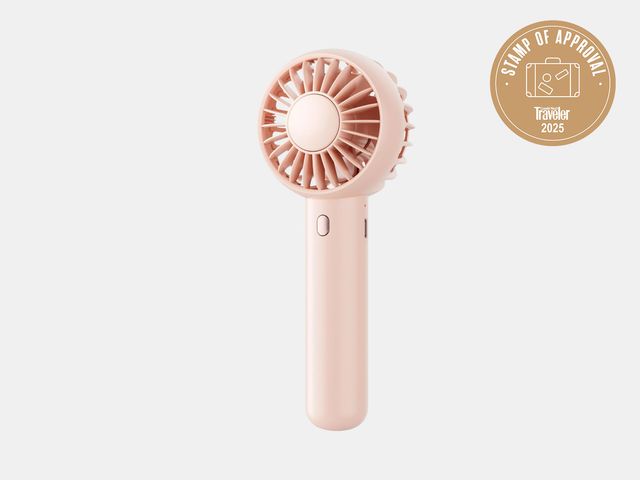 pink mini fan