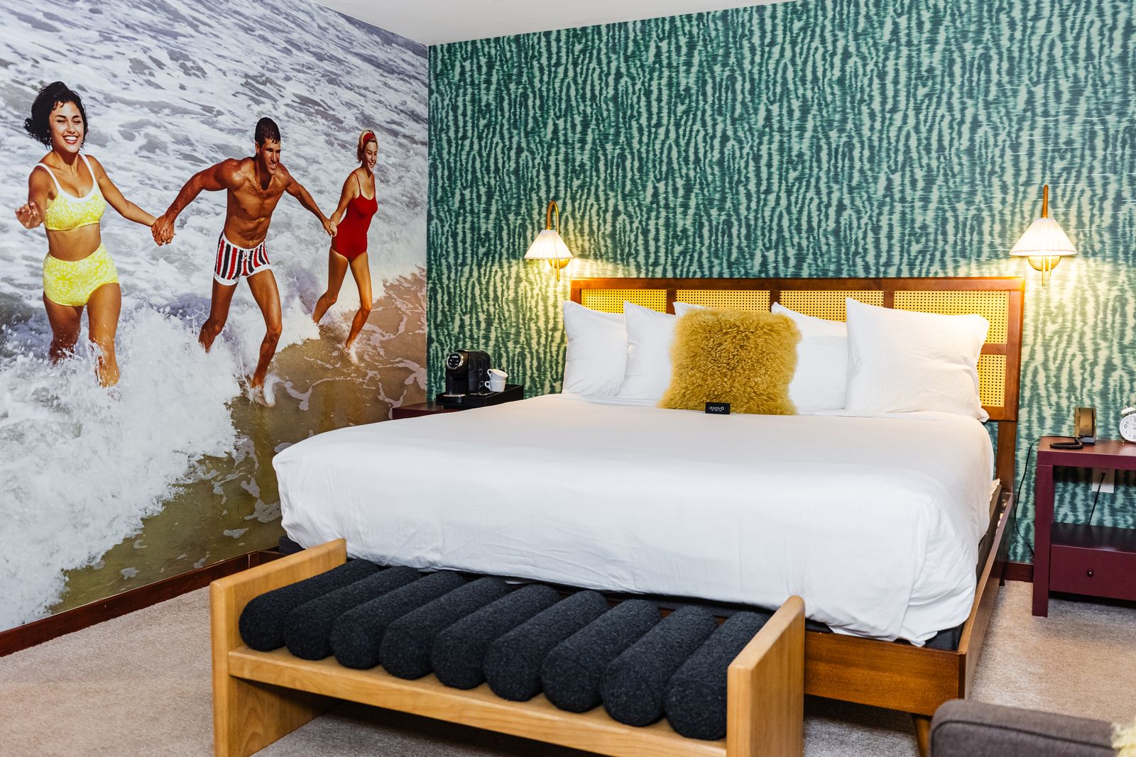 Image may contain Emma Penella Adult Person Indoors Interior Design Furniture Bed Bedroom Room and Dorm Room