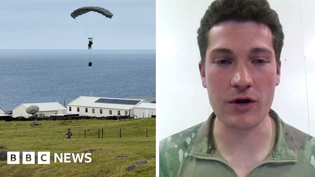 Watch: Soldier on parachuting to remote island to bring Hantavirus aid Watch: Soldier on parachuting to remote island to bring Hantavirus aid