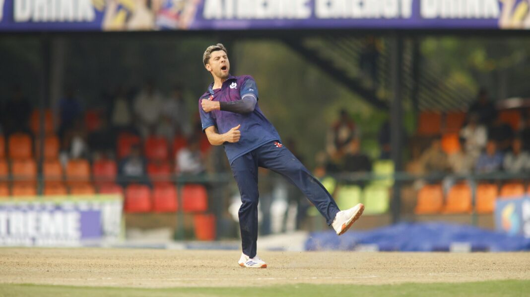 Scotland hold nerve to beat Nepal in rain-affected ODI Scotland hold nerve to beat Nepal in rain-affected ODI