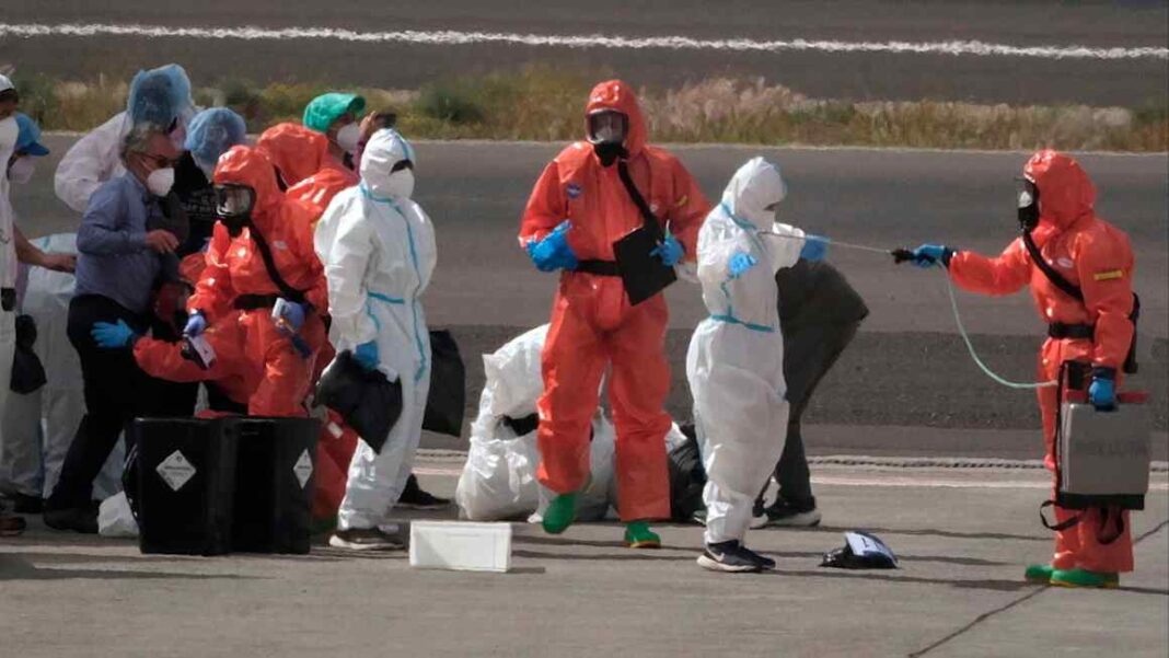 Two cruise ship evacuees test positive for hantavirus Two cruise ship evacuees test positive for hantavirus