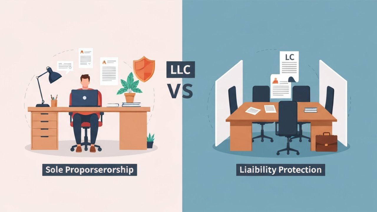 Liability Protection in Sole Proprietorships vs. LLCs