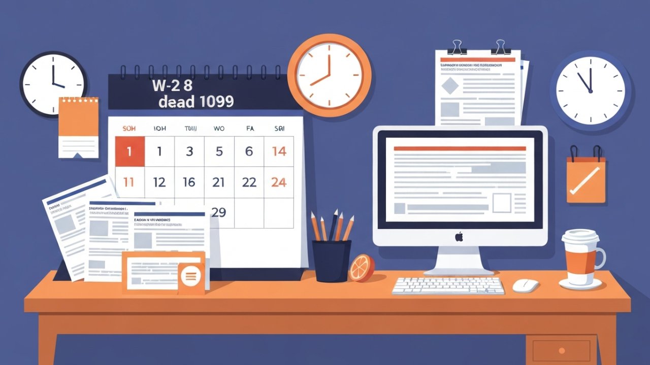 W-2 and 1099 Deadlines