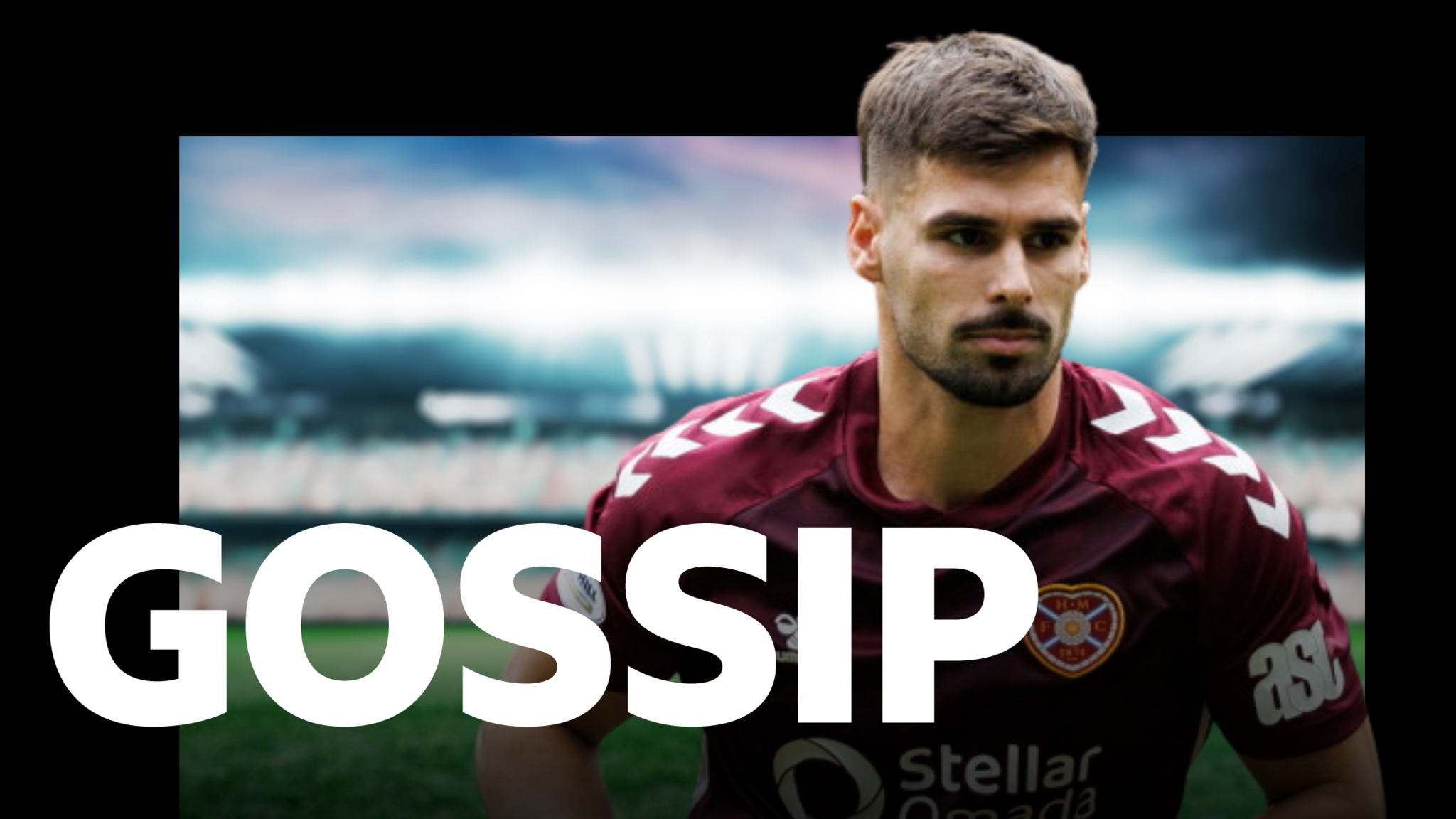 Hearts striker Claudio Braga