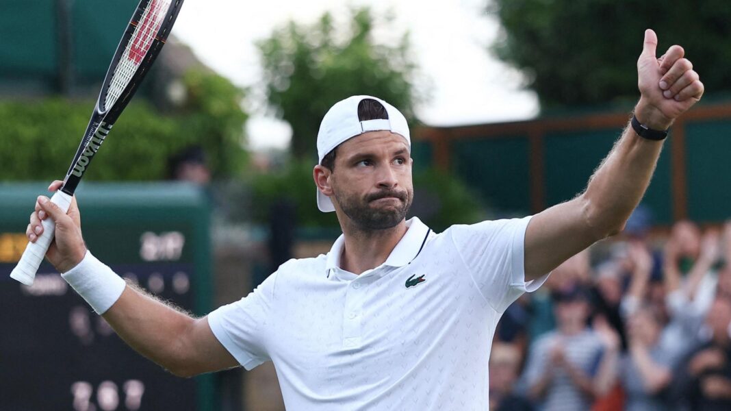 Dimitrov makes winning return after tearful exit Dimitrov makes winning return after tearful exit