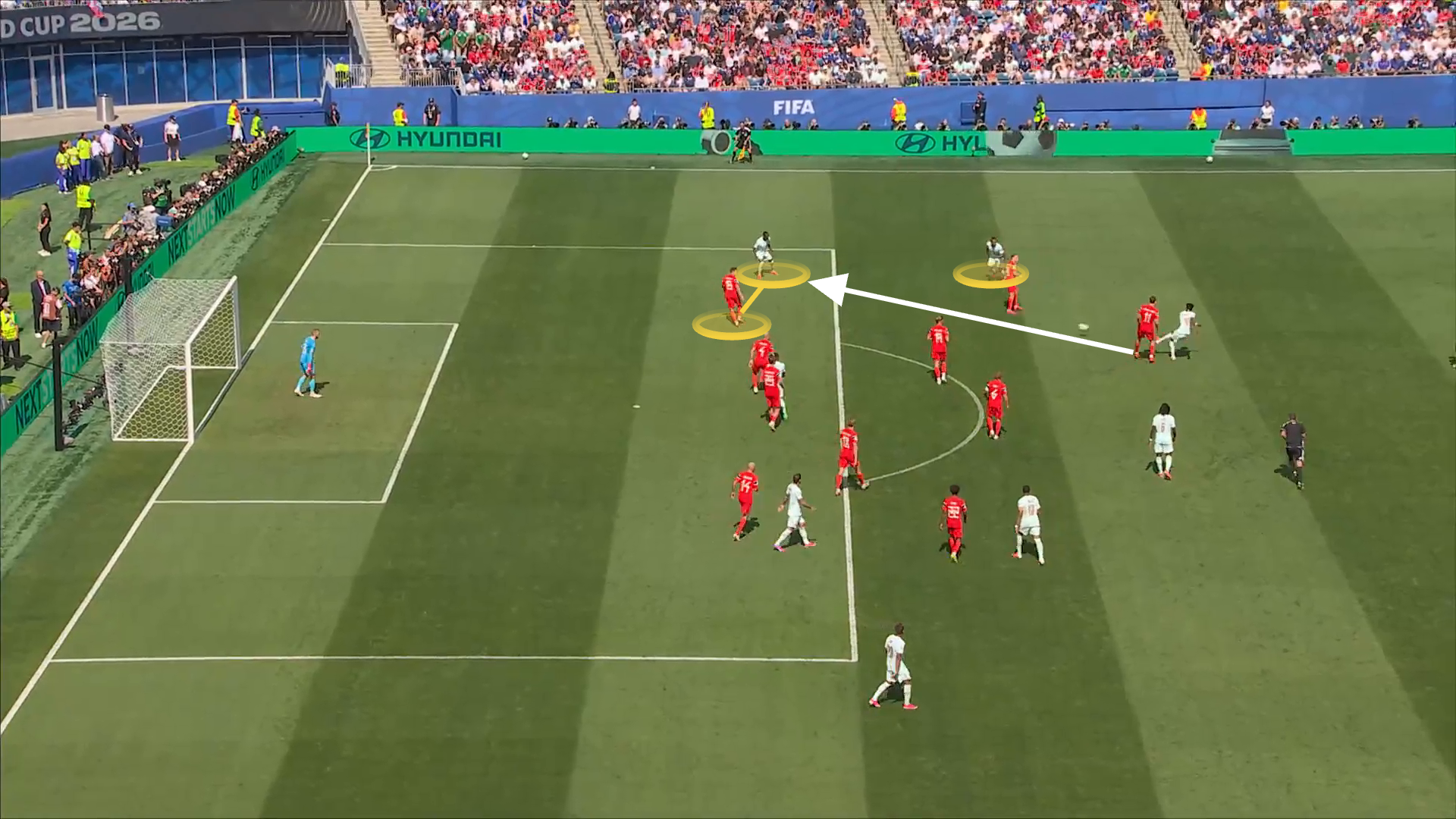 France v Norway screengrab