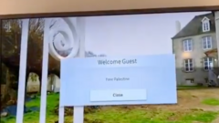 Travelodge sorry for ‘Free Palestine’ greeting on room TV Travelodge sorry for ‘Free Palestine’ greeting on room TV