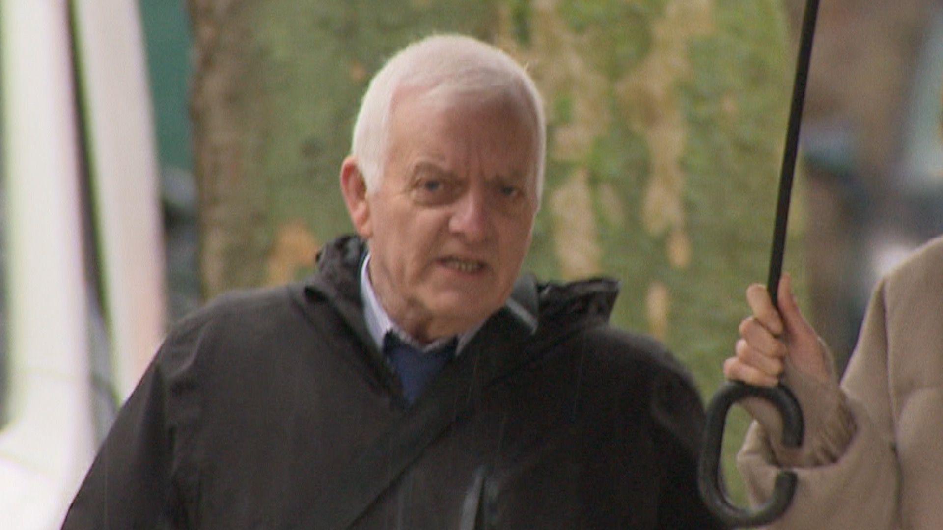 Co-defendant Graham Brougham arriving at Minshull Street Magistrates' Court, Manchester.