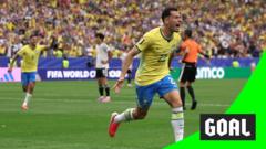 Martinelli scores late winner to send Brazil through Martinelli scores late winner to send Brazil through