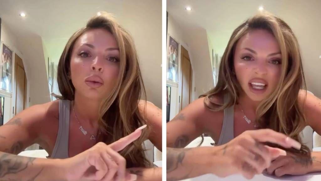 Jesy Nelson speaks passionately in an Instagram video about the muscular condition SMA