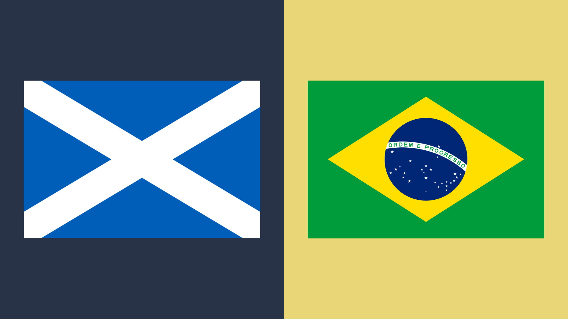 Scotland v Brazil