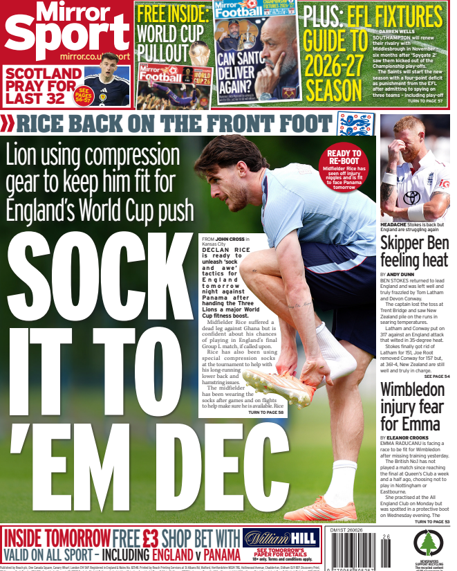 Mirror back page