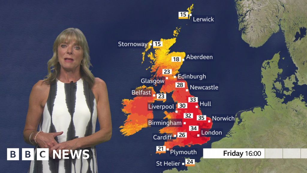 Watch: Friday to bring more hot weather Watch: Friday to bring more hot weather