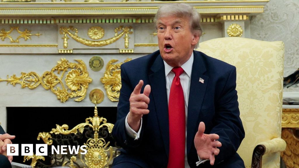 Trump describes Burnham as ‘the mayor of a town’ and ‘extremely liberal’ Trump describes Burnham as ‘the mayor of a town’ and ‘extremely liberal’