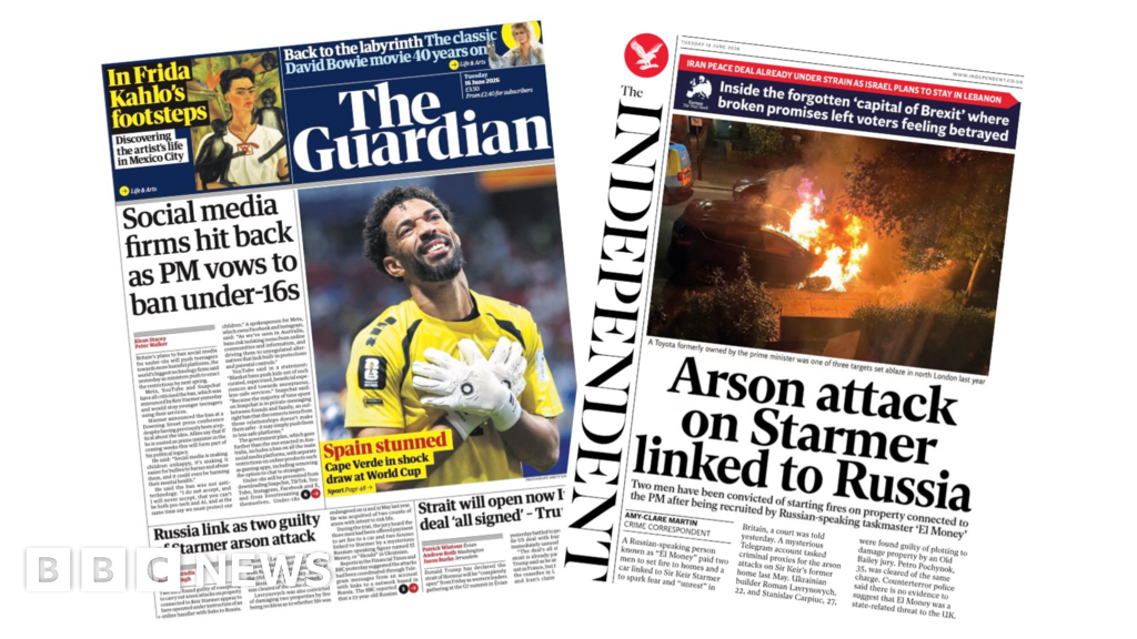 ‘Social media firms hit back’ and ‘Arson attack on Starmer linked to Russia’ ‘Social media firms hit back’ and ‘Arson attack on Starmer linked to Russia’