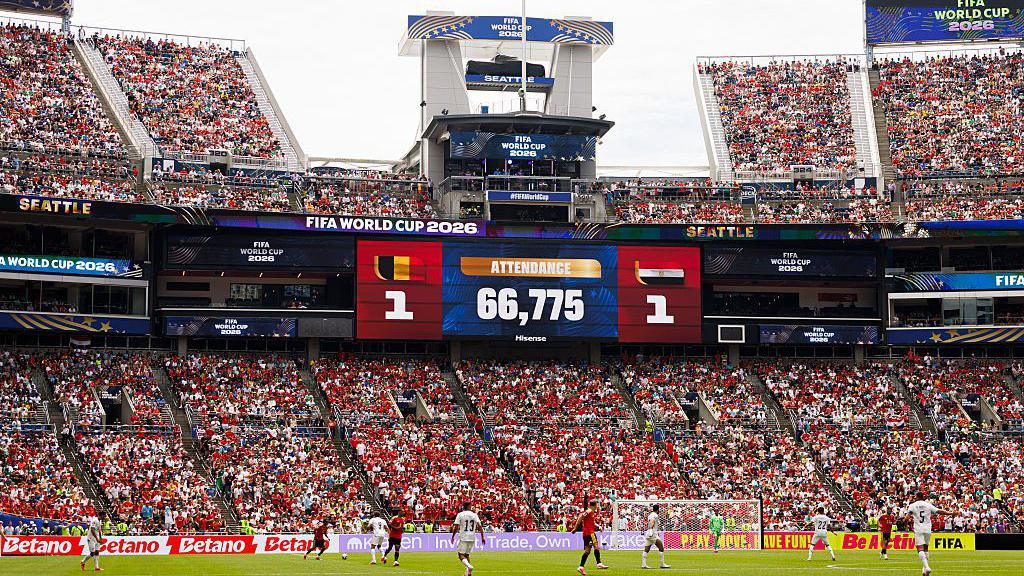 Scoreboard of Belgium and Egypt's result