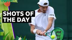 ‘How good was that?’ – best shots from Wimbledon day two ‘How good was that?’ – best shots from Wimbledon day two