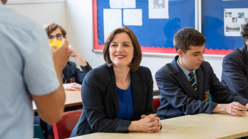 Education secretary says she’ll turn Tory leader’s insult into a T-shirt Education secretary says she’ll turn Tory leader’s insult into a T-shirt