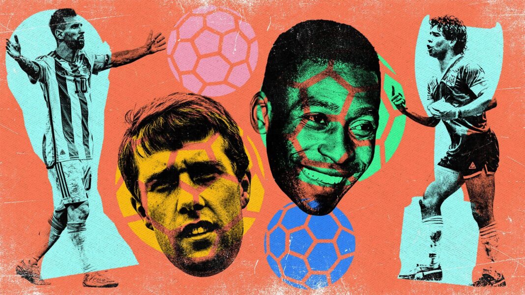 Messi, Maradona or Pele? Ranking the top 10 World Cup legends Messi, Maradona or Pele? Ranking the top 10 World Cup legends