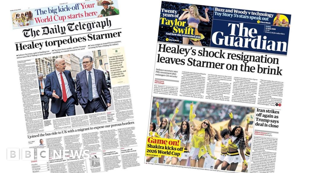 The Papers: ‘Healey torpedoes Starmer’ and ‘Game on!’ The Papers: ‘Healey torpedoes Starmer’ and ‘Game on!’