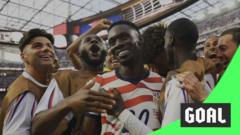 Balogun scores stunner as USA run riot Balogun scores stunner as USA run riot