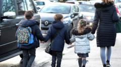 Ministers want 60% of children walking or cycling to school by 2035 Ministers want 60% of children walking or cycling to school by 2035