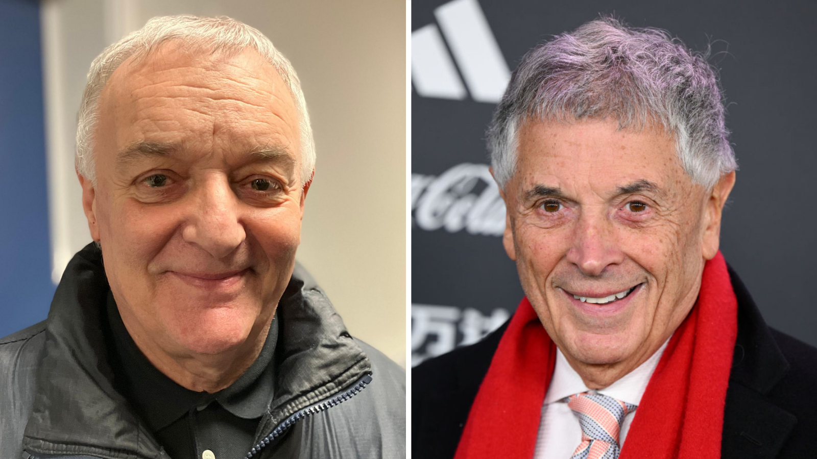 Split image of Lou Macari and David Dein