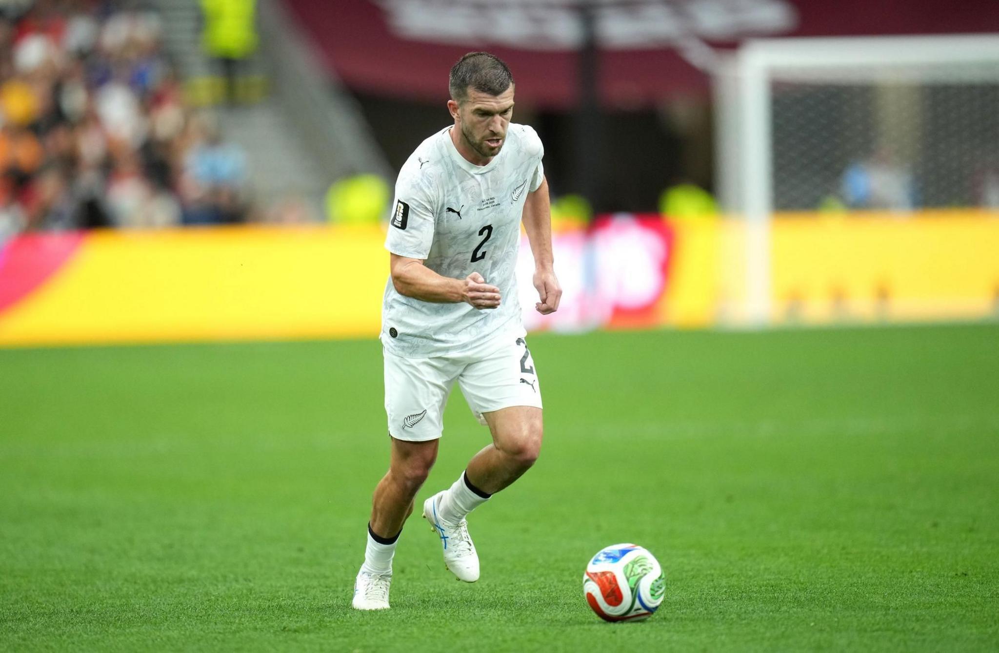 Tim Payne of New Zealand in action during the FIFA World Cup 2026 group stage match New Zealand against Belgium, in Vancouver, Canada, 26 June 2026.