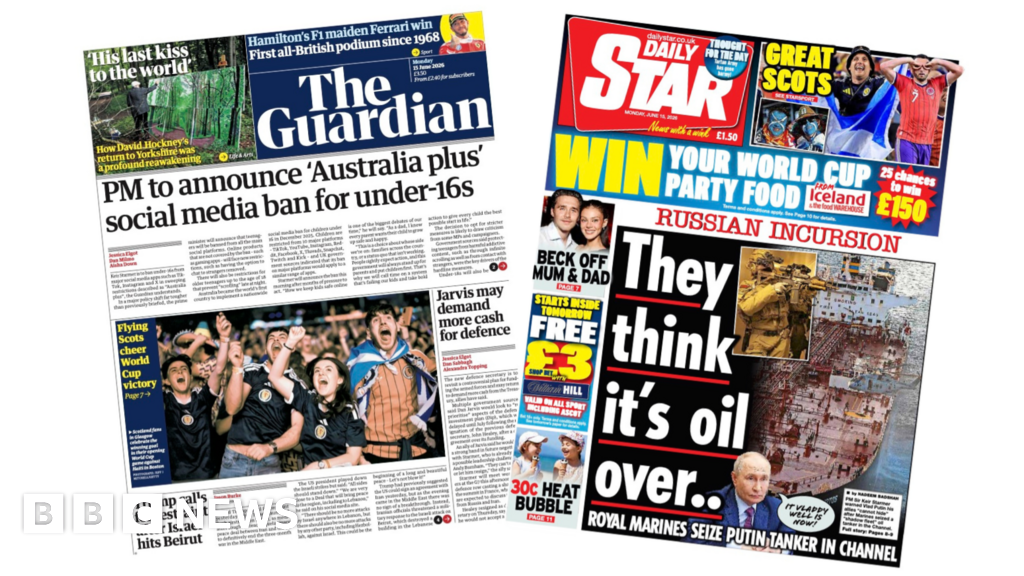 The Papers: ‘Australia plus’ social media ban and ‘Russian incursion’ The Papers: ‘Australia plus’ social media ban and ‘Russian incursion’