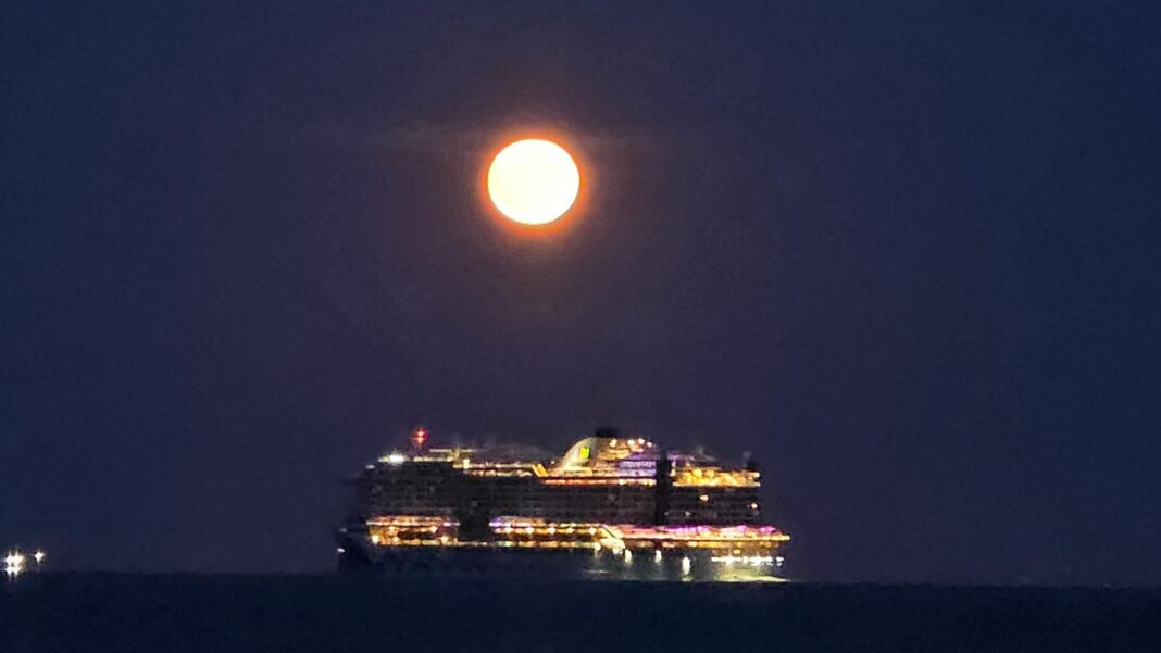 In pictures: Stunning Strawberry Moon lights up the sky In pictures: Stunning Strawberry Moon lights up the sky