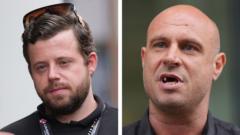Men guilty of violent disorder near asylum hotel Men guilty of violent disorder near asylum hotel