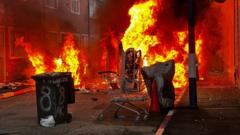 The night people in Belfast fled their homes because of racist violence The night people in Belfast fled their homes because of racist violence