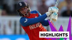 England ease into semi-finals with win over Windies England ease into semi-finals with win over Windies