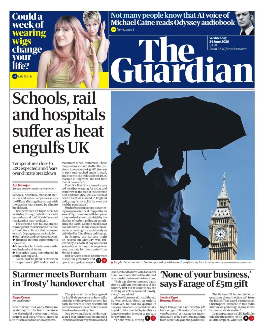 The Papers: ‘Heat engulfs UK’ and ‘Ghana be alright’ The Papers: ‘Heat engulfs UK’ and ‘Ghana be alright’