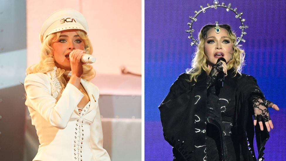 Sabrina Carpenter and Madonna