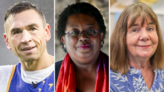 Rugby star Sinfield and authors Blackman and Donaldson lead honours list Rugby star Sinfield and authors Blackman and Donaldson lead honours list