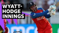 Wyatt-Hodge half-century powers England against Windies Wyatt-Hodge half-century powers England against Windies