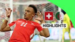 Ndoye and Embolo fire Switzerland past Algeria Ndoye and Embolo fire Switzerland past Algeria