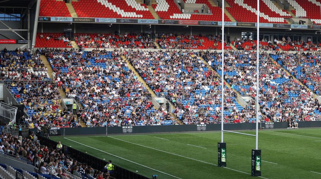 Fiji v Wales to be played in front of just 16,000 fans as entire stand closed off Fiji v Wales to be played in front of just 16,000 fans as entire stand closed off