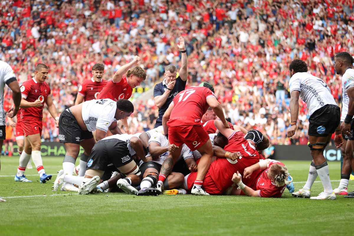 Wales utilised their driving maul to huge effect