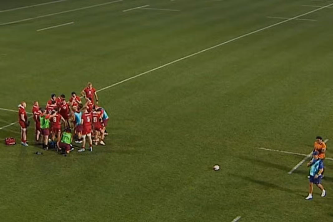 Wales rugby match halted as screams heard on TV coverage and medics rush on Wales rugby match halted as screams heard on TV coverage and medics rush on