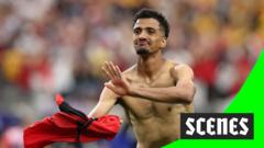 ‘History for The Pharaohs’ – Egypt celebrate after scoring winning penalty ‘History for The Pharaohs’ – Egypt celebrate after scoring winning penalty