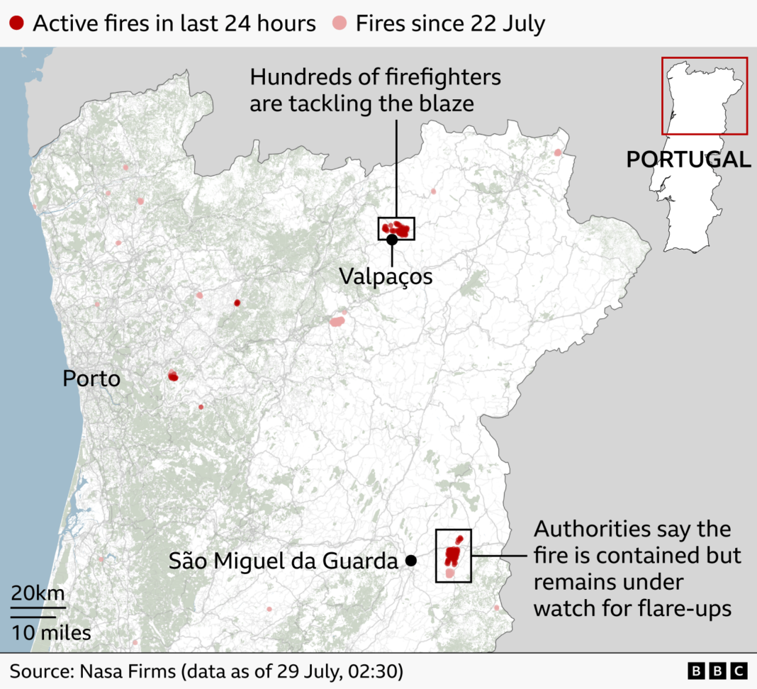 Thousands in Spain return home but new heatwave raises wildfire fears Thousands in Spain return home but new heatwave raises wildfire fears