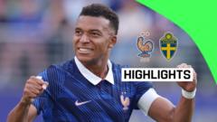 Mbappe scores twice as France dominate Sweden Mbappe scores twice as France dominate Sweden