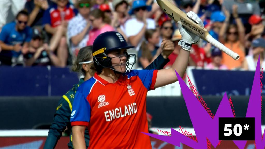 Sciver-Brunt hits half century to give England hope in World Cup final Sciver-Brunt hits half century to give England hope in World Cup final